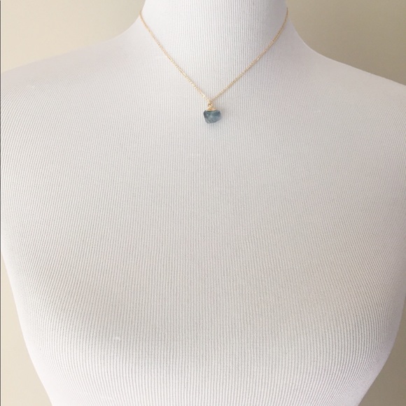 ❗️LAST❗️Raw Fluorite 14K Gold Necklace - Picture 8 of 8